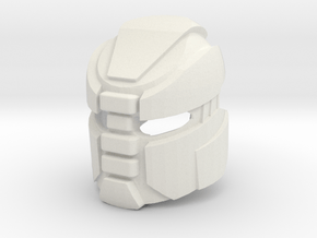 Prototype Robot glatorian helmet in White Natural Versatile Plastic