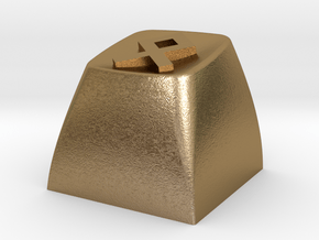 Odin Keycap in Polished Gold Steel