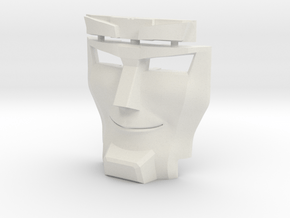 Smiling Face for Earthrise Titan Scorponok in White Natural Versatile Plastic
