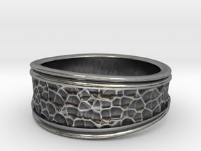 Skyrim Silver Ring - Thick Version in Antique Silver