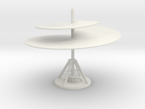 Da Vinci Aerial Airscrew in White Natural Versatile Plastic: 1:64 - S