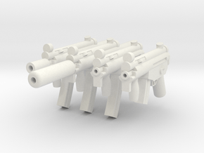 MP5 Set 3 in White Natural Versatile Plastic