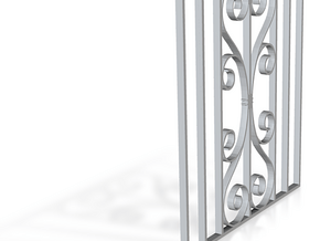 Dollshouse 1/12 scale gate in Tan Fine Detail Plastic