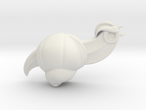 Pain Snail 170mm long ~ for Chris in White Natural Versatile Plastic
