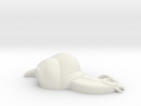 Pain Snail 148mm long ~ for Chris in White Natural Versatile Plastic