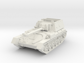 SU-85B Tank 1/87 in White Natural Versatile Plastic