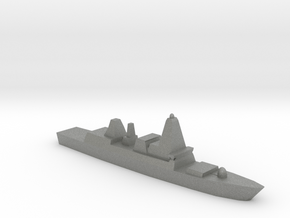 British Daring class Type 45 destroyer 1:6000 in Gray PA12