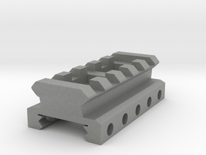 Picatinny Rail Adapter (5 Slots) for Hyper / Rival in Gray PA12