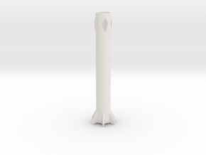 SpaceX BFR Booster in White Natural Versatile Plastic: 1:350