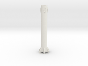 SpaceX BFR Booster in White Natural Versatile Plastic: 1:600