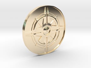 Destiny 2 - Silver Coin in 14k Gold Plated Brass