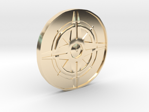Destiny 2 - Silver Coin in 14K Yellow Gold