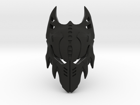 Great Mask of Scavenging (Powers016) (Axle) in Black Premium Versatile Plastic