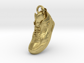 Nike Air Jordan 4 Pendant in Natural Brass