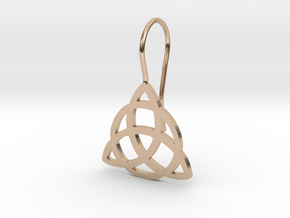 Triquetra Earring  in 14k Rose Gold