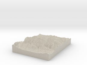 Model of Kuhkopf in Natural Sandstone