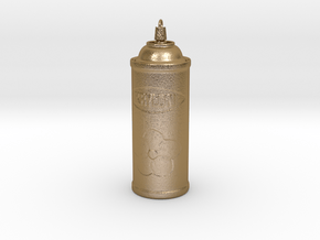 krylon spraycan pendant in Polished Gold Steel