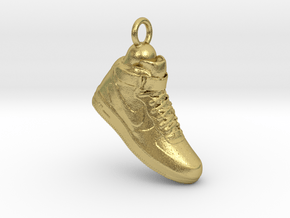 Nike Air Force 1 Pendant, Charm or keychain  in Natural Brass