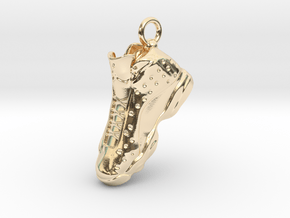 Nike Air Jordan 13 Charm Pendant in 14k Gold Plated Brass