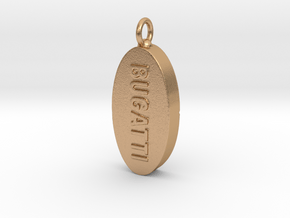 Buggatti Ecstasy Pill Charm in Natural Bronze