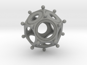Super Accurate Roman Dodecahedron ( Exact replica) in Gray PA12