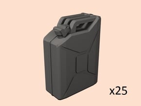 1/72 scale WW2 German jerry can miniature  in Smoothest Fine Detail Plastic