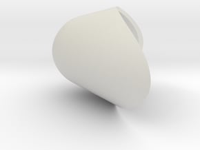 EC135 Radome 1/6 (Vario) in White Natural Versatile Plastic