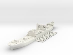 EFC 1013 WW1 freighter Various Scales in White Natural Versatile Plastic: 1:350