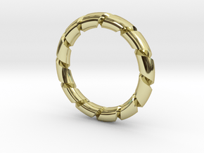 Backward Time - Spiral Magic Ring   in 18K Yellow Gold: 6 / 51.5