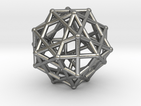 Truncated octahedron starcage in Natural Silver