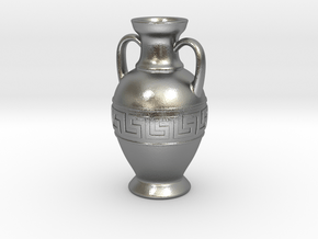 Ancient Greek Amphora jewel in Natural Silver