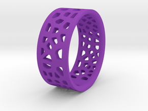 Voro Ring 1 BC in Purple Processed Versatile Plastic: 8 / 56.75