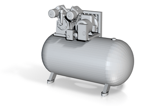 1/32 large Horizontal air compressor in Tan Fine Detail Plastic