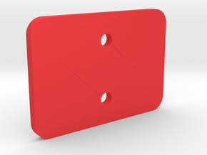 3A-7431-4-5-18 Target Face in Red Processed Versatile Plastic