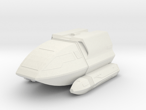 Shuttle Type 6 for Star Trek Adventures in White Natural Versatile Plastic