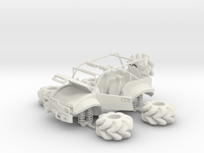 sporty jeep in White Natural Versatile Plastic
