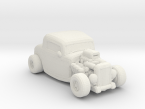 1932 coup Hot Rod 1:160 scale in White Natural Versatile Plastic