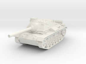 SU-85I Tank 1/120 in White Natural Versatile Plastic