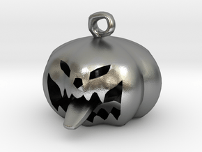 Pumkin With Tongue in Natural Silver
