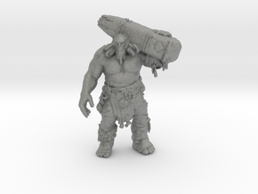 GOW Fire Troll 102mm miniature monster fantasy rpg in Gray PA12