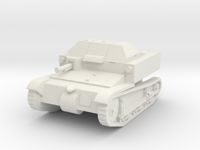 1/100 (15mm) T-27 tankette in White Natural Versatile Plastic