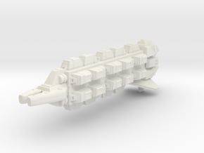 2500 Cardassian Groumall Class Freighter in White Natural Versatile Plastic