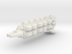 3125 Cardassian Groumall Class Freighter in White Natural Versatile Plastic