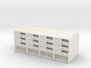 Residential Building 04 1/700 in White Natural Versatile Plastic