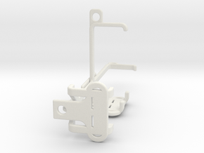 Cat S22 Flip tripod & stabilizer mount in White Natural Versatile Plastic
