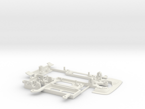 Chassis Kit BMW M1 Gr.5 for Sideways bodies in White Natural Versatile Plastic