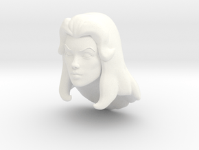Adora Head Classics in White Processed Versatile Plastic