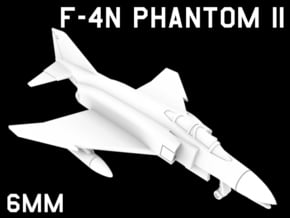 6mm F-4N Phantom II (External Fuel Tanks Only) in White Natural Versatile Plastic