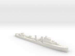 HMS Hurricane destroyer 1:1400 WW2 in White Natural Versatile Plastic