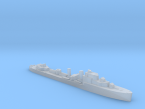 HMS Hurricane destroyer 1:1400 WW2 in Smooth Fine Detail Plastic